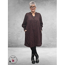 KAFFE CURVE Jurk Bella Fudge/Black